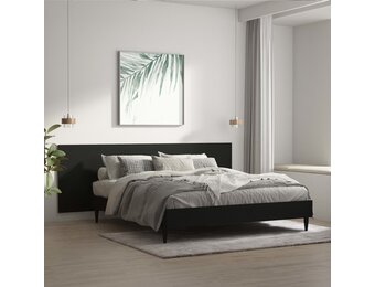 vidaXL Hoofdbord 240x80 cm Zwart Bewerkt Hout | 70% Korting