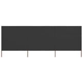vidaXL Windscherm 3-panelen 400x80cm Antraciet - 61% Korting!
