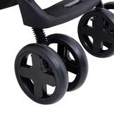 vidaXL Kinderwagen 2-in-1 - Lichtgrijs/Zwart - Nu met 40% Korting!