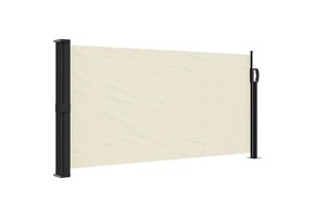 VidaXL Uittrekbaar Windscherm 100x300 cm Crème | 40% Korting!
