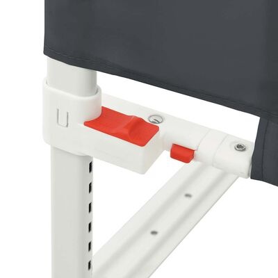 vidaXL Bedhekje Peuter - 160x25cm - Donkergrijs - 52% Korting!