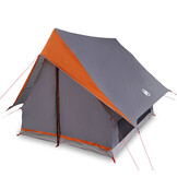 vidaXL Tent met Dak - Grijs/Oranje - 35% Korting!
