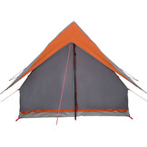 vidaXL Tent met Dak - Grijs/Oranje - 35% Korting!