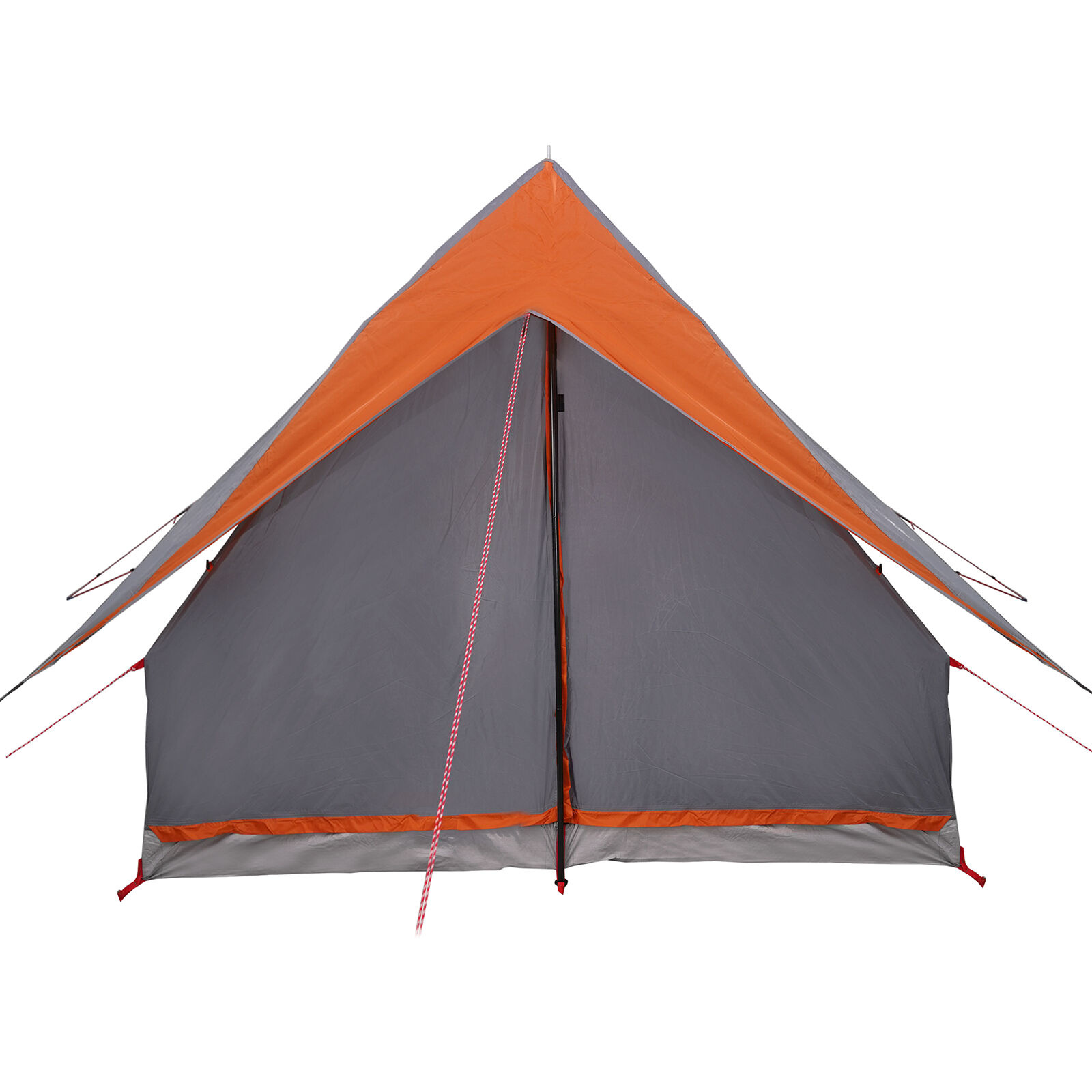 vidaXL Tent met Dak - Grijs/Oranje - 35% Korting!
