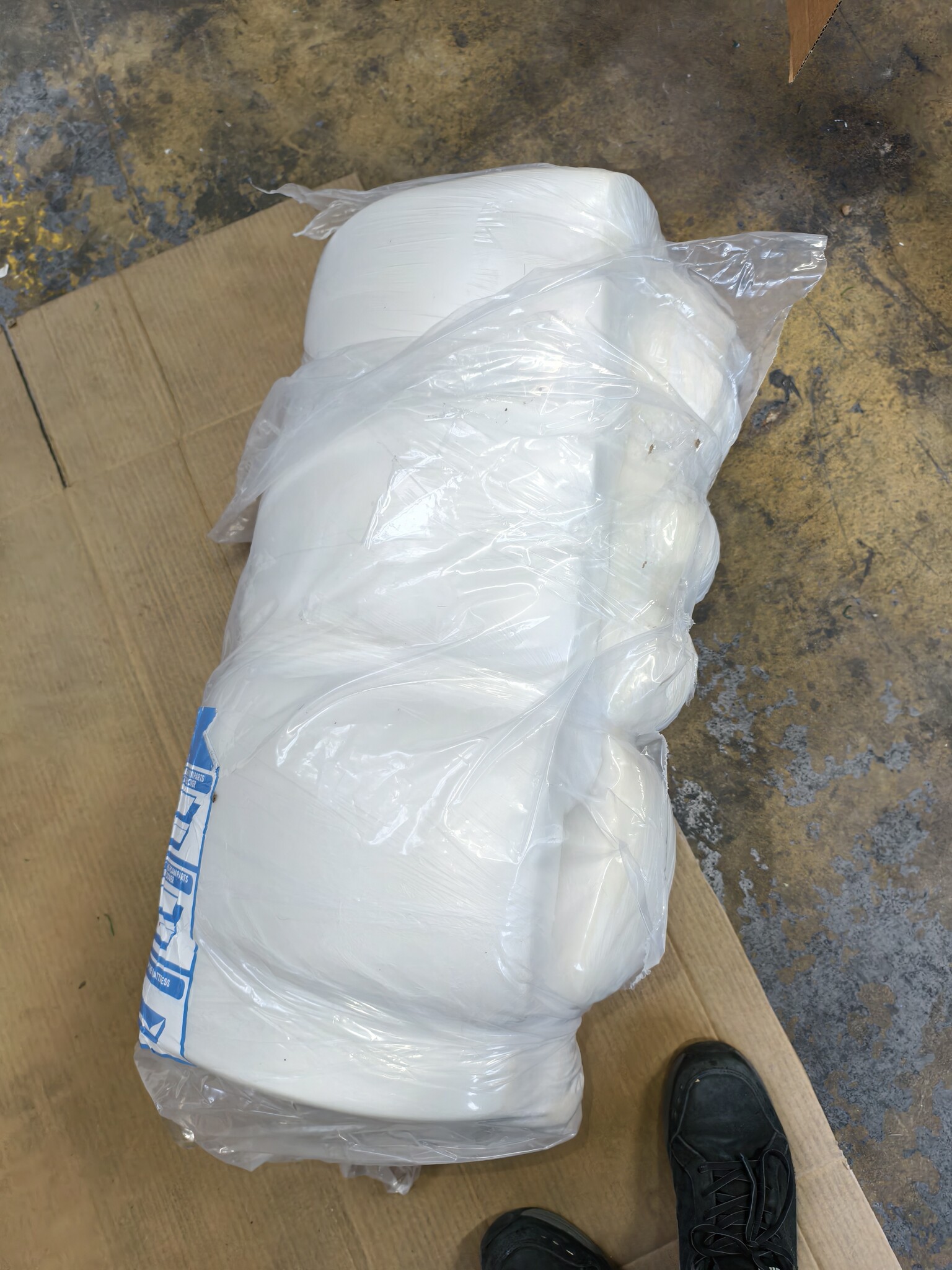 Logeermatras met Kussen - 70x200cm - Opvouwbaar - Grijs | 40% Korting