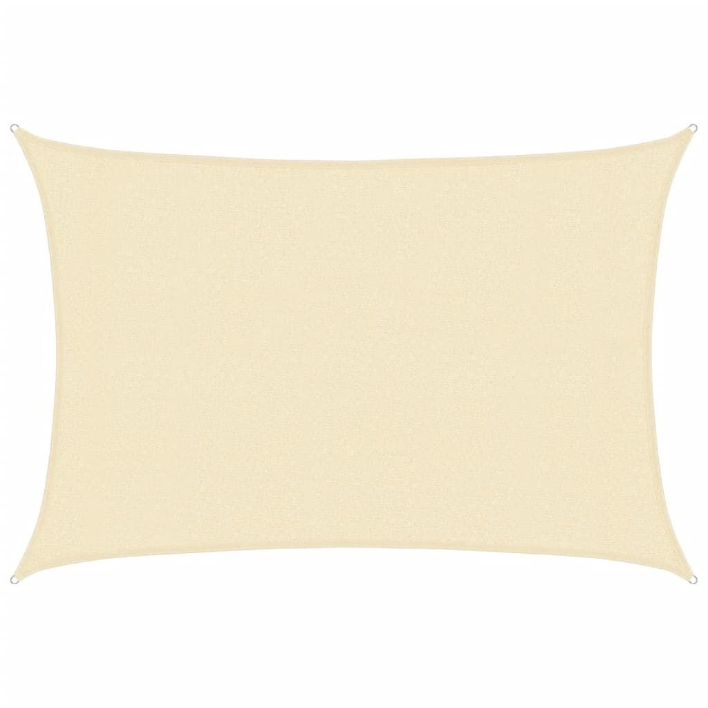 vidaXL Zonnezeil Crème 3x4m HDPE | 62% Korting