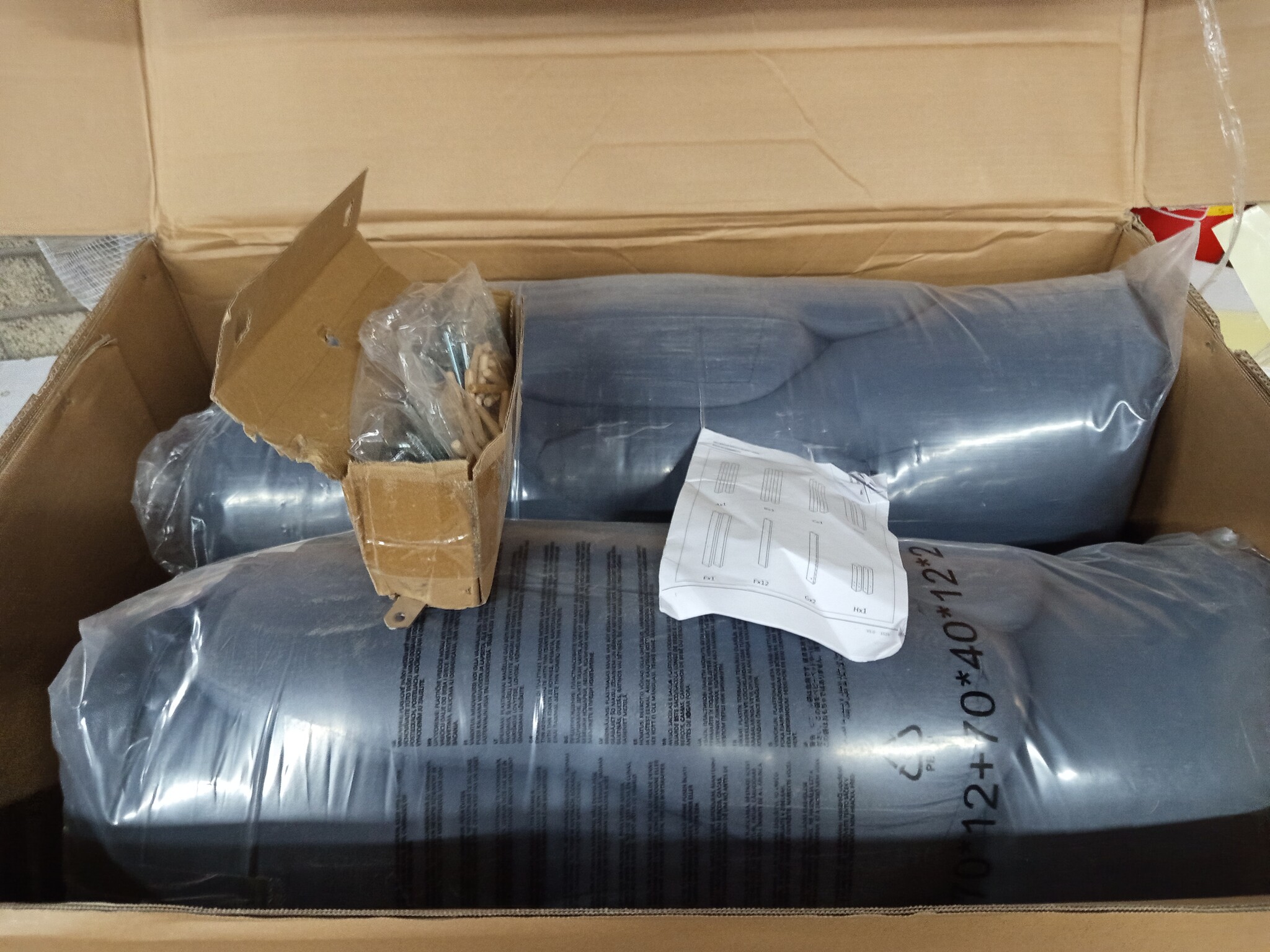 vidaXL Tuinbank 2-zits (73% korting) - Grenenhout Zwart