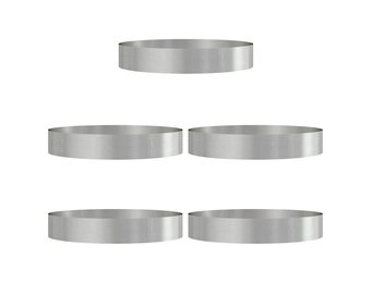 vidaXL Tuinplantbakken Zilver 120x120x20cm Roestvrij Staal - 61% Korting!