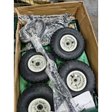 Opvouwbare Tuinkar - 450 kg - Luchtbanden - Groen