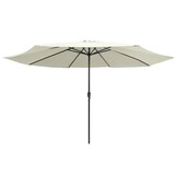 vidaXL Parasol 390cm Zandwit - 69% Korting op Retourproduct!