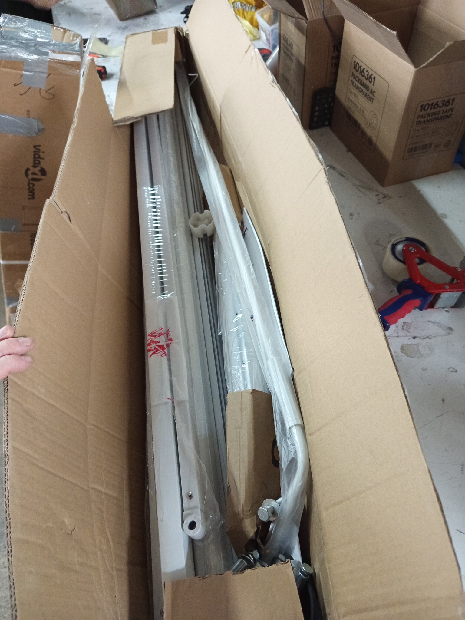 Markies Wit 3 x 2,5 m Metaal - 75% Korting!