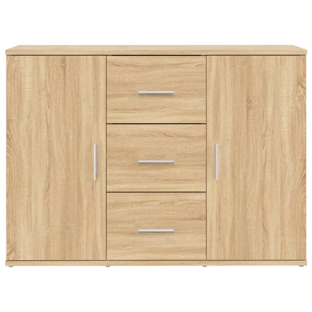 VidaXL Dressoir 91x29,5x65 cm | 40% Korting | Bewerkt Hout Sonoma Eiken
