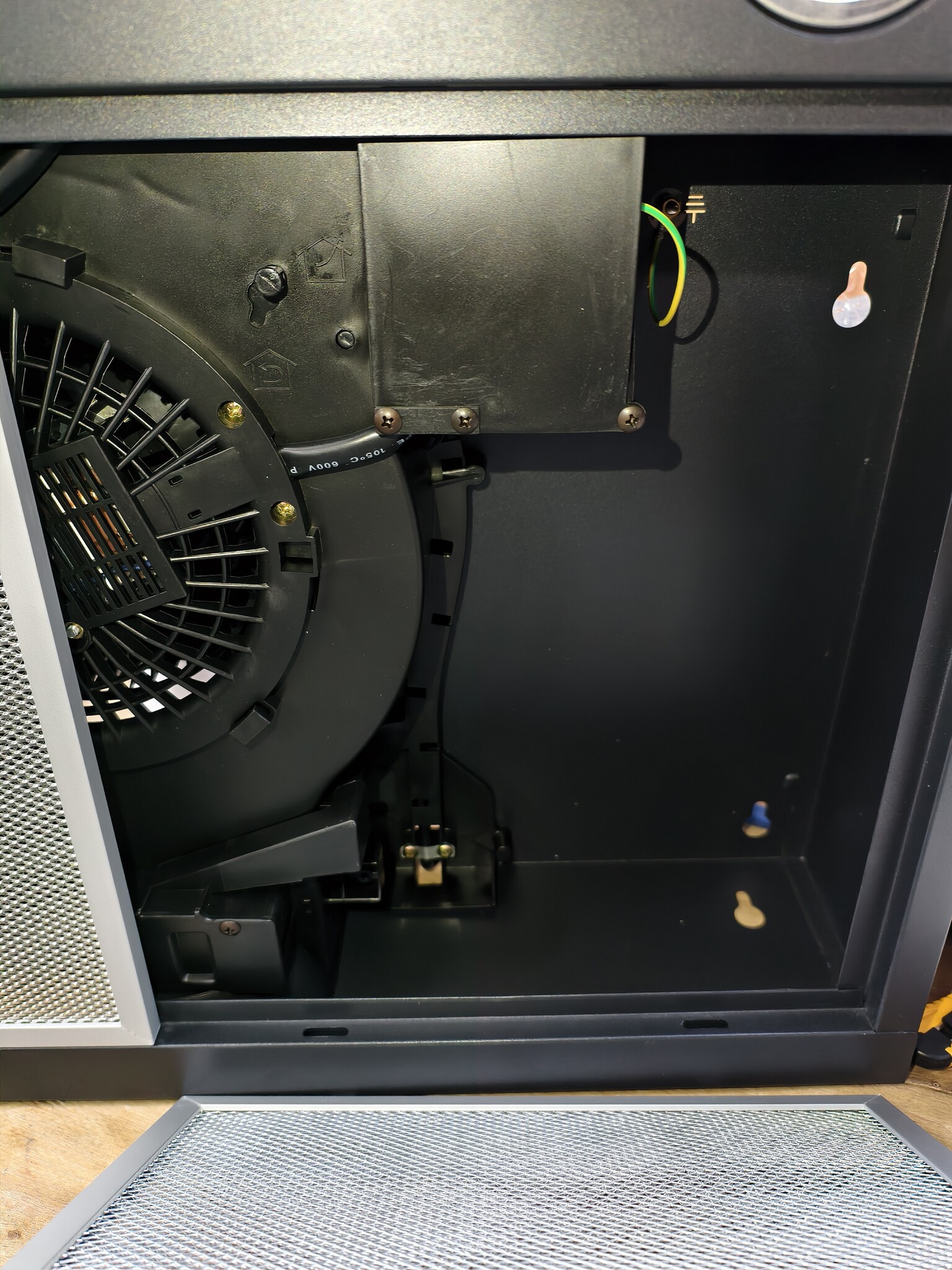 Afzuigkap Onderbouw Zwart - 280 m³/u - LED - Geretourneerd