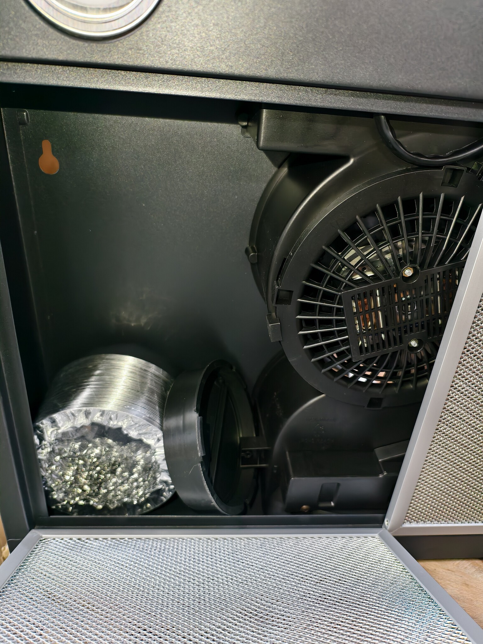 Afzuigkap Onderbouw Zwart - 280 m³/u - LED - Geretourneerd