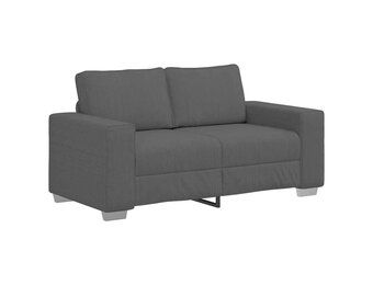 vidaXL Loveseat Bank 120cm Corduroy Donkergrijs | -40% Korting