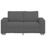 vidaXL Loveseat Bank 120cm Corduroy Donkergrijs | -40% Korting