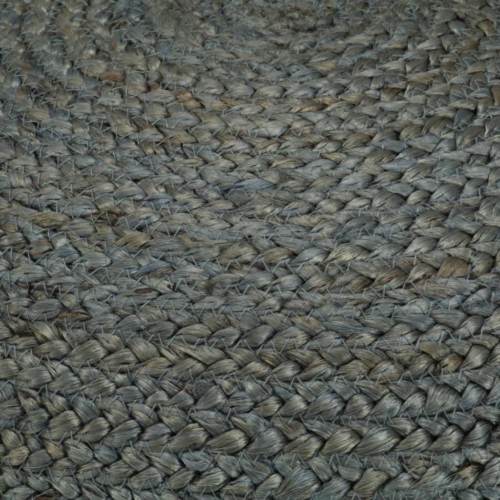 VidaXL Poef Jute Olijfgroen - Handgemaakt - 40% Korting