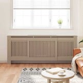 vidaXL Radiatorafdekking 2 stuks Bruin - 40% Korting!
