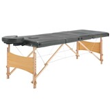 vidaXL Massagetafel Antraciet - 4 Zones - Nu met 40% Korting!