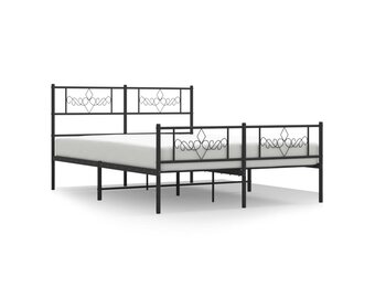 VidaXL Bedframe Metaal Zwart 120x190 cm | 55% Korting
