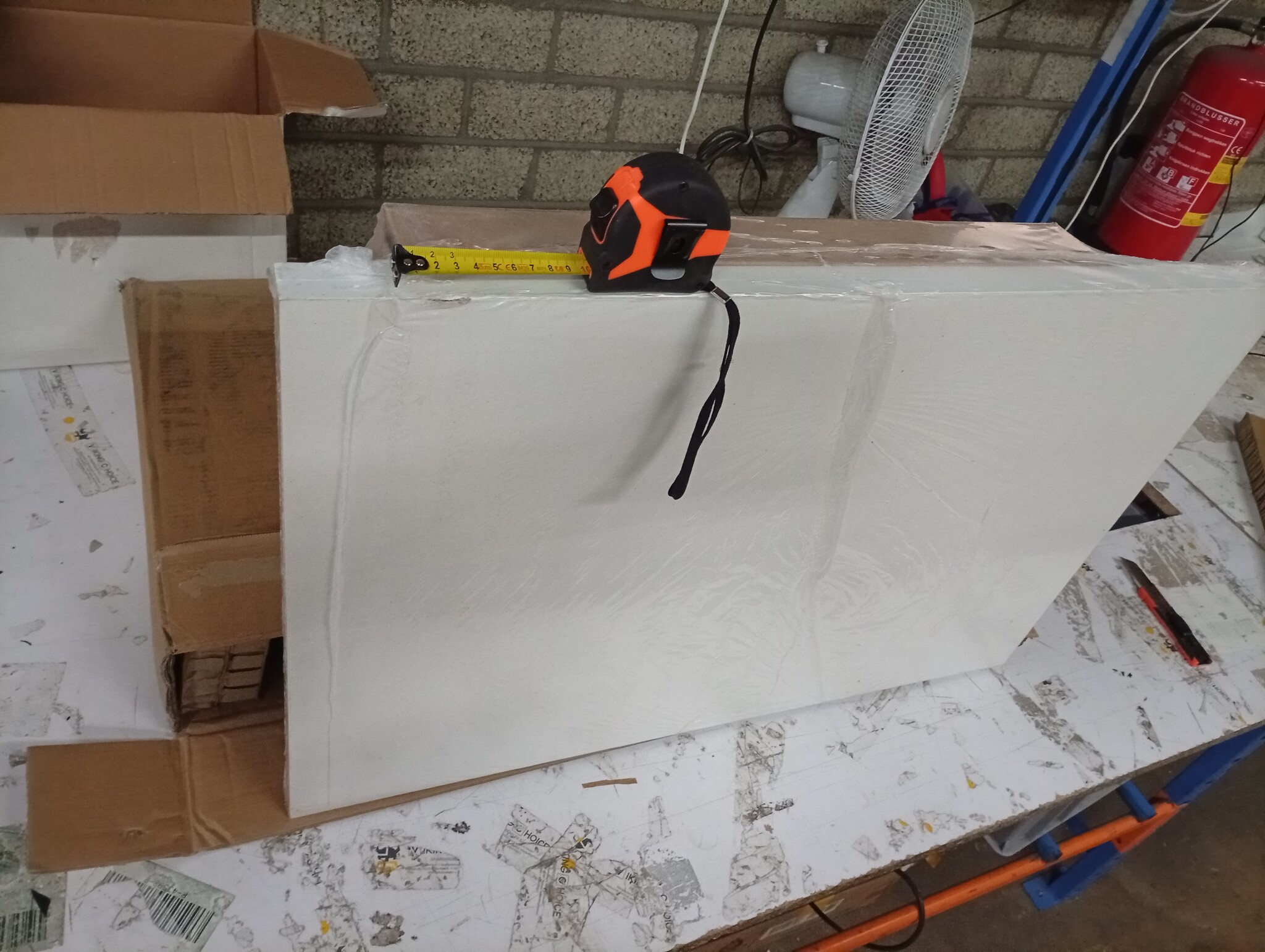 vidaXL Bureaukast Wit - 55% Korting!