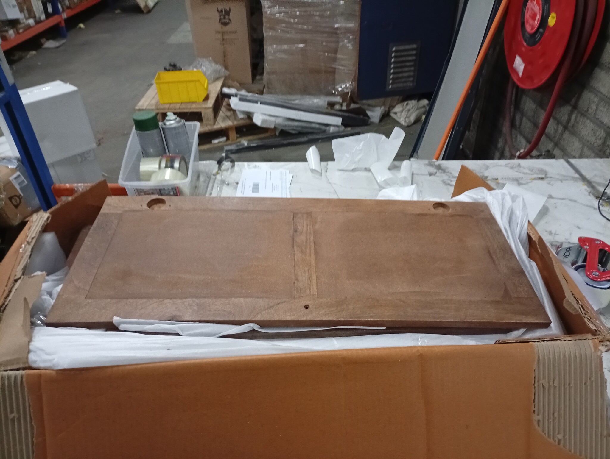 vidaXL Media-opslagkast Bruin - Rotan & Mangohout - 55% Korting!