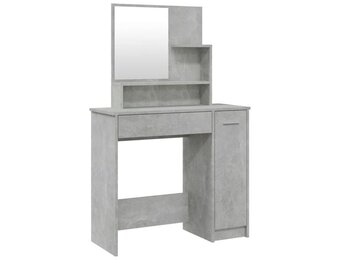 VidaXL Kaptafel met Spiegel - Betongrijs (40% Korting)