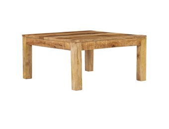 vidaXL Salontafel Massief Mangohout 80x80x40 cm | -40% Korting