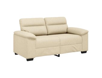 VidaXL 2-zitsbank Crème - 40% Korting - Compact & Comfortabel