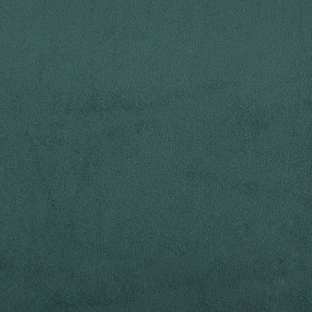 vidaXL Driezitsbank 180cm Fluweel Donkergroen - 40% Korting!