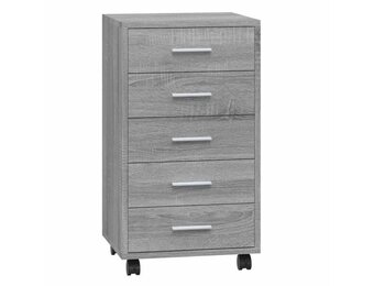 VidaXL Ladekast 40% Korting - Bewerkt Hout Grijs Sonoma Eiken