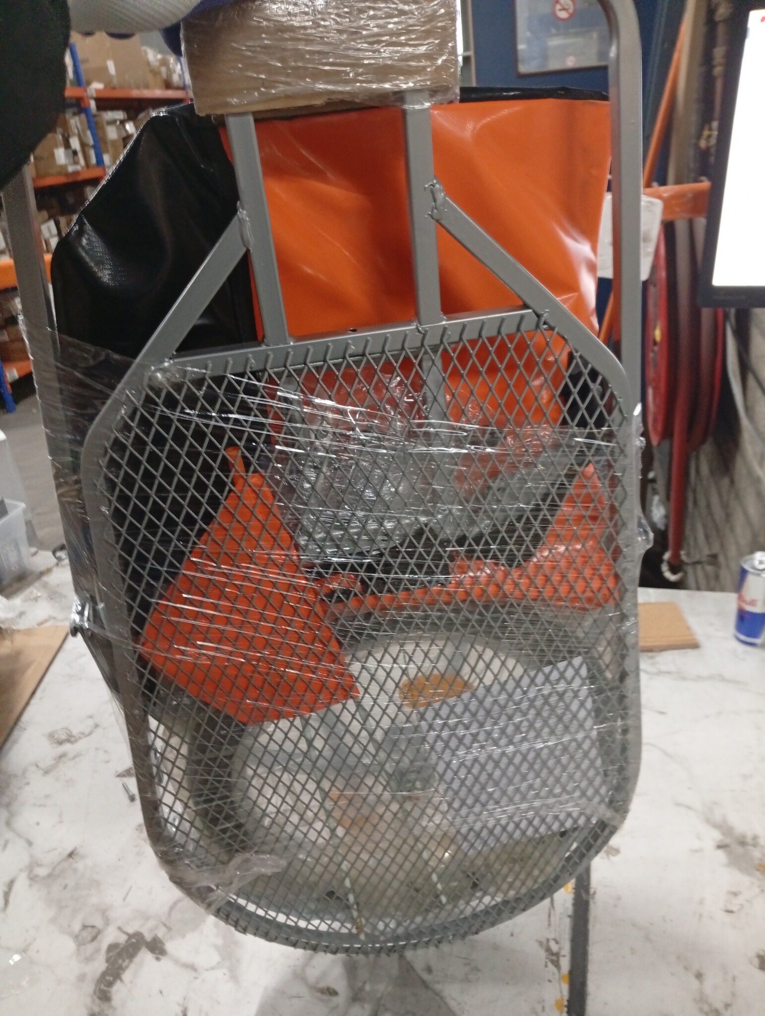 vidaXL Fietskar met tas - 60% Korting! Oranje/Zwart