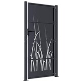 vidaXL Poort 105x180cm Antraciet - Grasontwerp - 40% Korting
