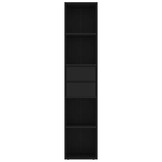 vidaXL Boekenkast 36x30x171 cm bewerkt hout zwart - 55% Korting!