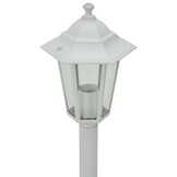 vidaXL Paalverlichting Tuin (6-st) - Aluminium Wit - E27 Fitting - 67% Korting