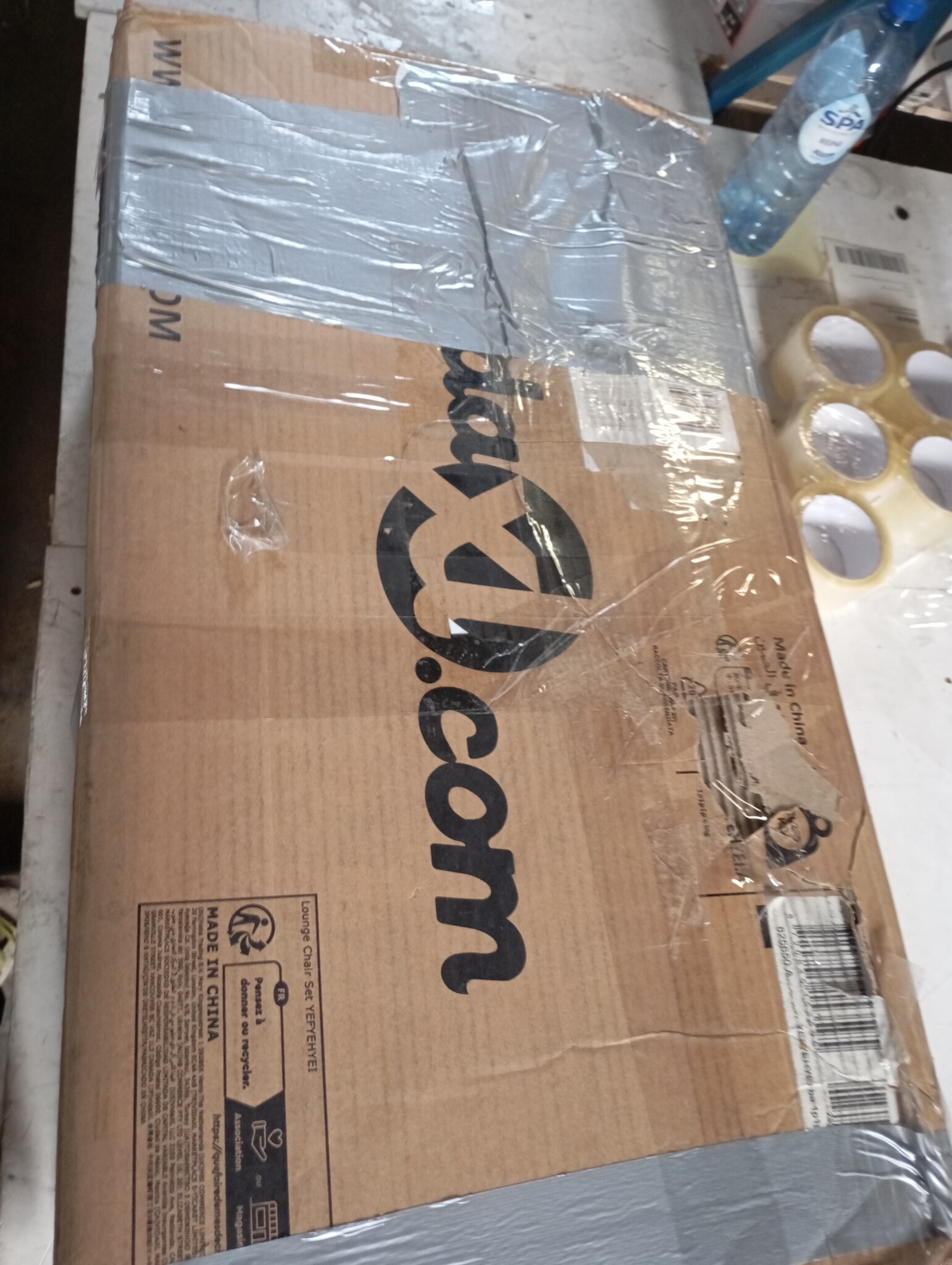 vidaXL 3-delige Loungeset Grenenhout Zwart - 55% Korting!