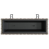 vidaXL Plantenbakken 2 st. poly rattan grijs - 35% Korting!