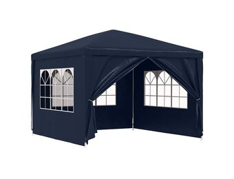 vidaXL Partytent 3x3 m Blauw - Nu 40% Korting!