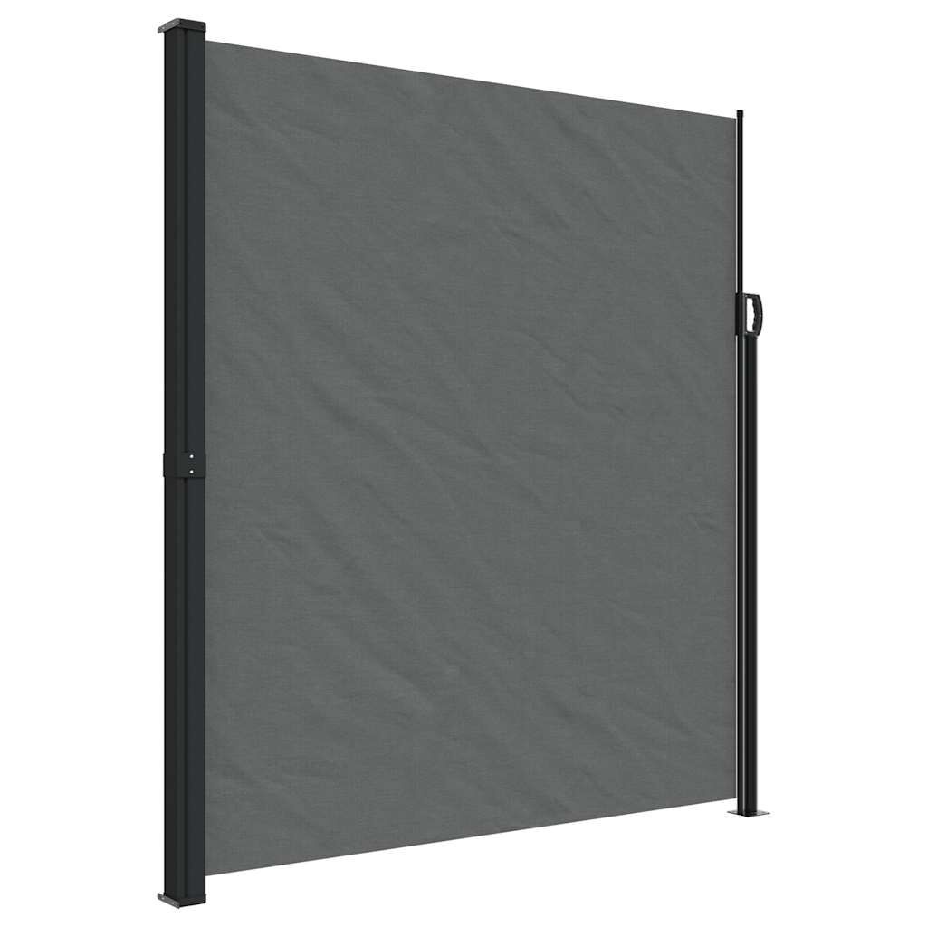 vidaXL Uittrekbaar Windscherm 220x600cm Antraciet - 55% Korting!