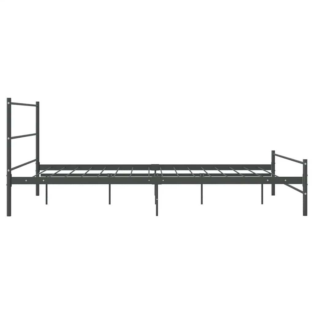 VidaXL Bedframe Metaal Grijs 140x200cm - 40% Korting