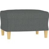 vidaXL Voetenbank Donkergrijs (35% Korting!)