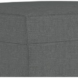 vidaXL Voetenbank Donkergrijs (35% Korting!)