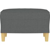 vidaXL Voetenbank Donkergrijs (35% Korting!)