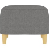 vidaXL Voetenbank Donkergrijs (35% Korting!)