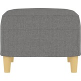 vidaXL Voetenbank Donkergrijs (35% Korting!)