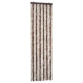vidaXL Vliegengordijn Chenille Beige/Lichtbruin 56x185cm - 68% Korting!