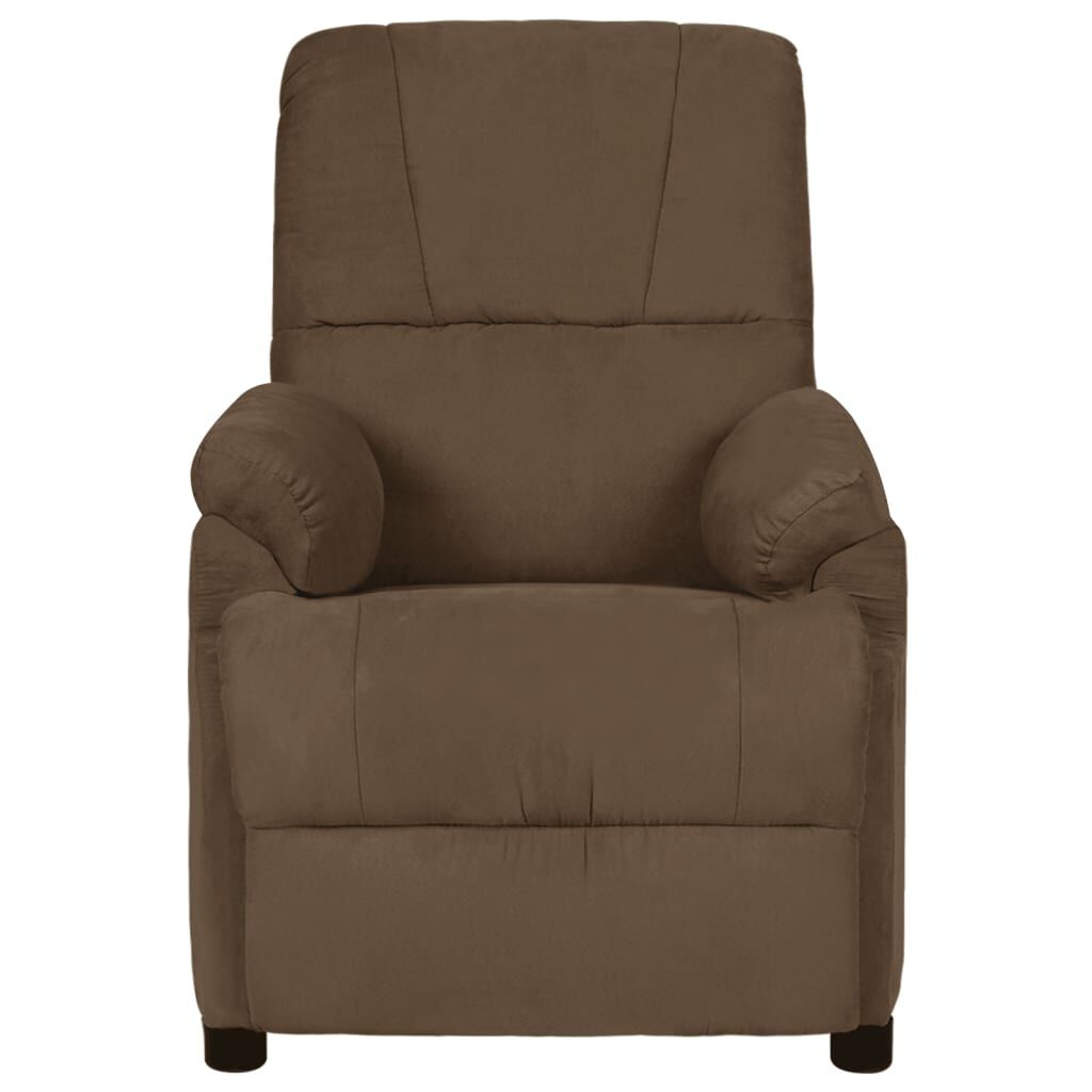 vidaXL Fauteuil Verstelbaar Microvezel Bruin - 55% Korting!