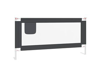 vidaXL Bedhekje Peuter 180x25cm Donkergrijs - 40% Korting!