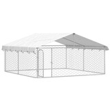 vidaXL Hondenkennel met dak (300x300x150 cm) - 40% Korting