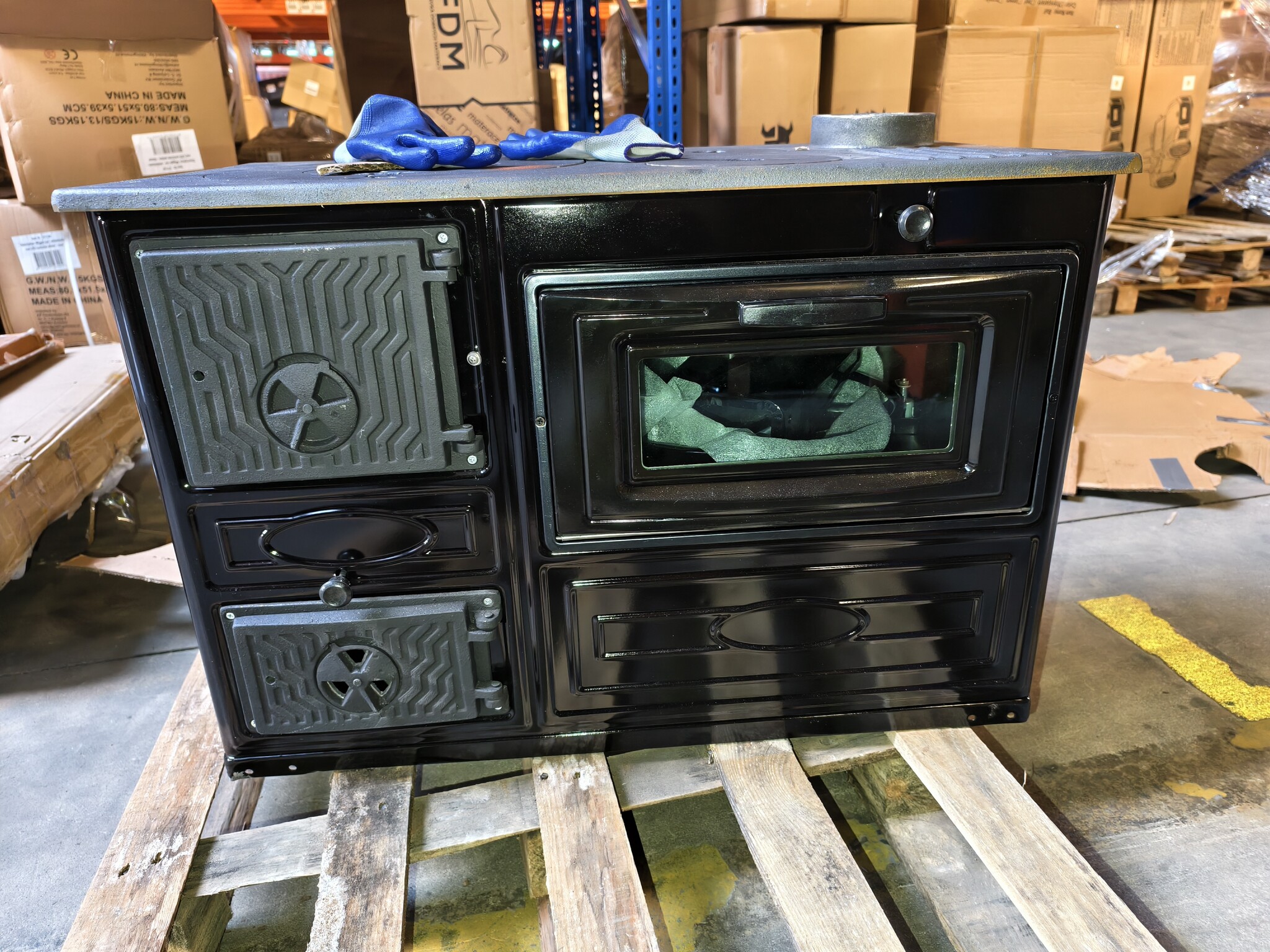 Houtfornuis 8,7-10,7kW (A) - 55% KORTING!